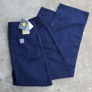 Carharett FR Pants NEW 42×32 Navy Blue